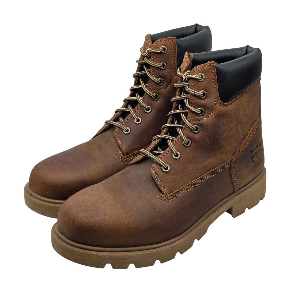 Timberland PRO Sawhorse 6 Soft Toe EH Work Boots Mens 12 M Brown NEW TB0A63EQEM4